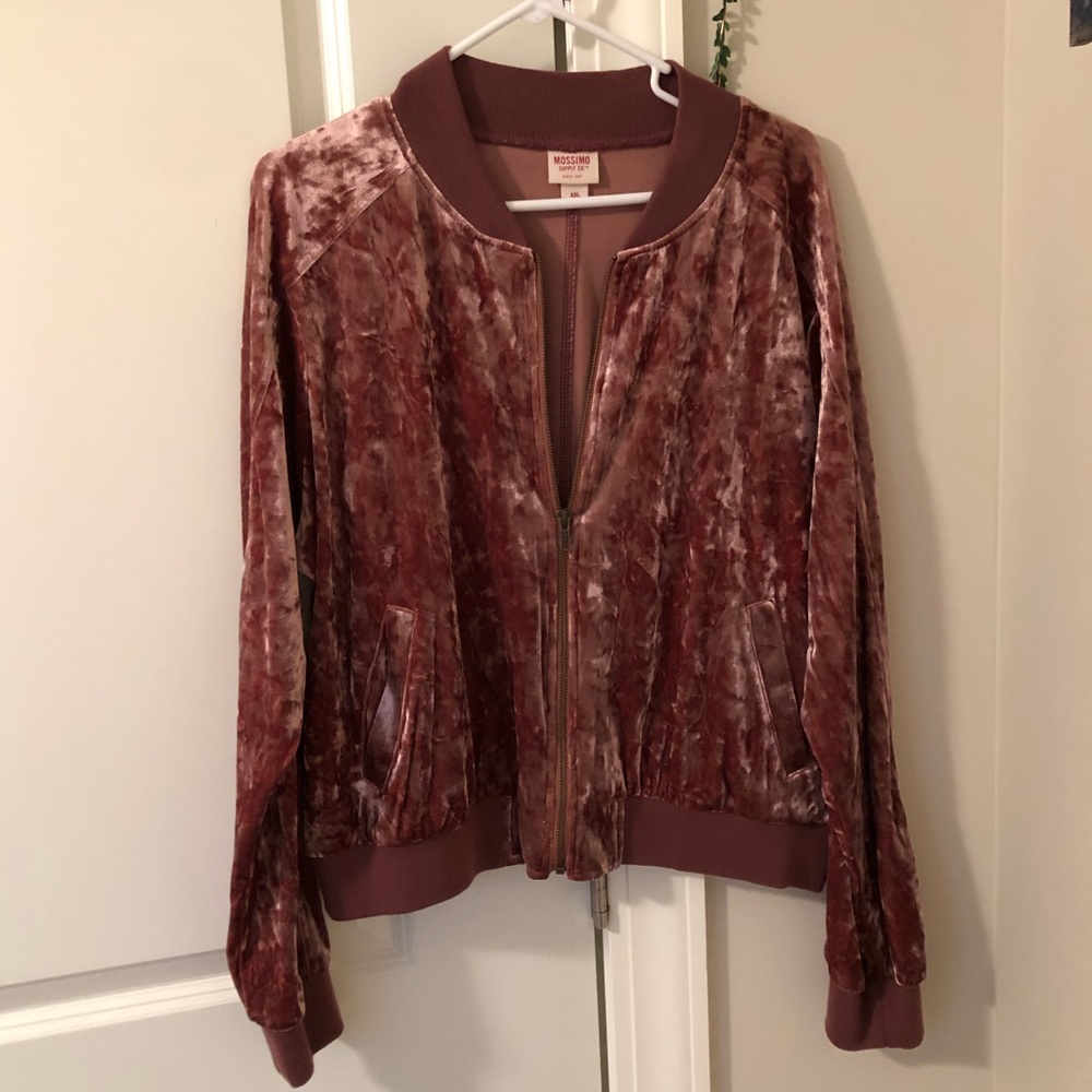 Blush Velvet Target (Mossimo) Jacket